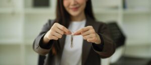 landlord holding keys